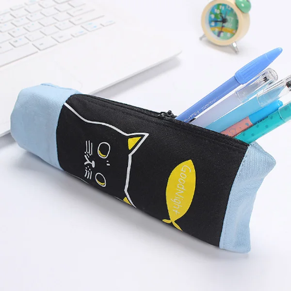 Idol stationery facial cleanser shaped silica gel pen bag pencil case The large capacity stationery bags