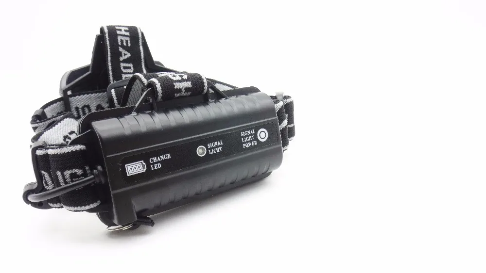 Severe Cold 5CREE LED Headlamp XML T6 Q5 USB Charge LED Headlight 15000 Lumens 18650 Battery LED Head Lamp for Fishing Camping