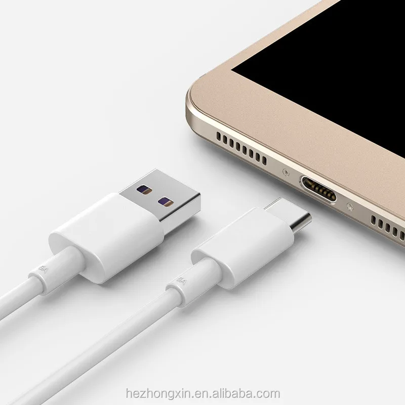wholesale original fast charging 5A USB CABLE TPE Type c fast chargingcable for huawei xiaomi samsung