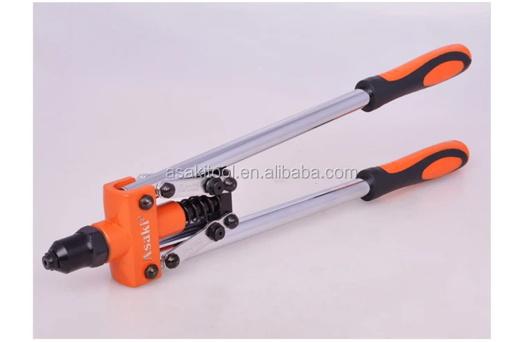 Heavy duty double hand riveter nut tool hand gun