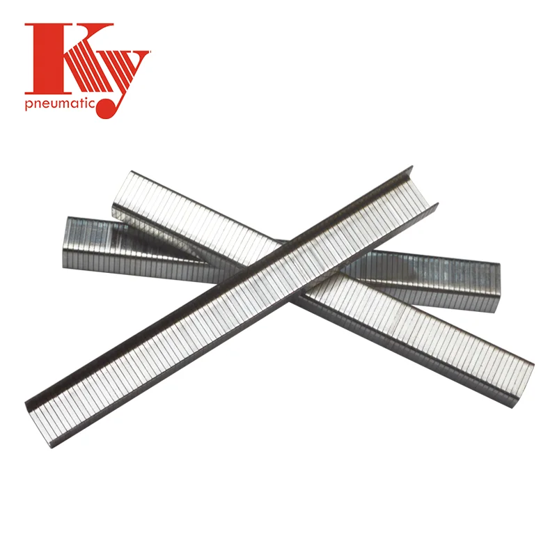 1013J Model KY Staple Silver Surface Pneumatic Fastener U Type Nail