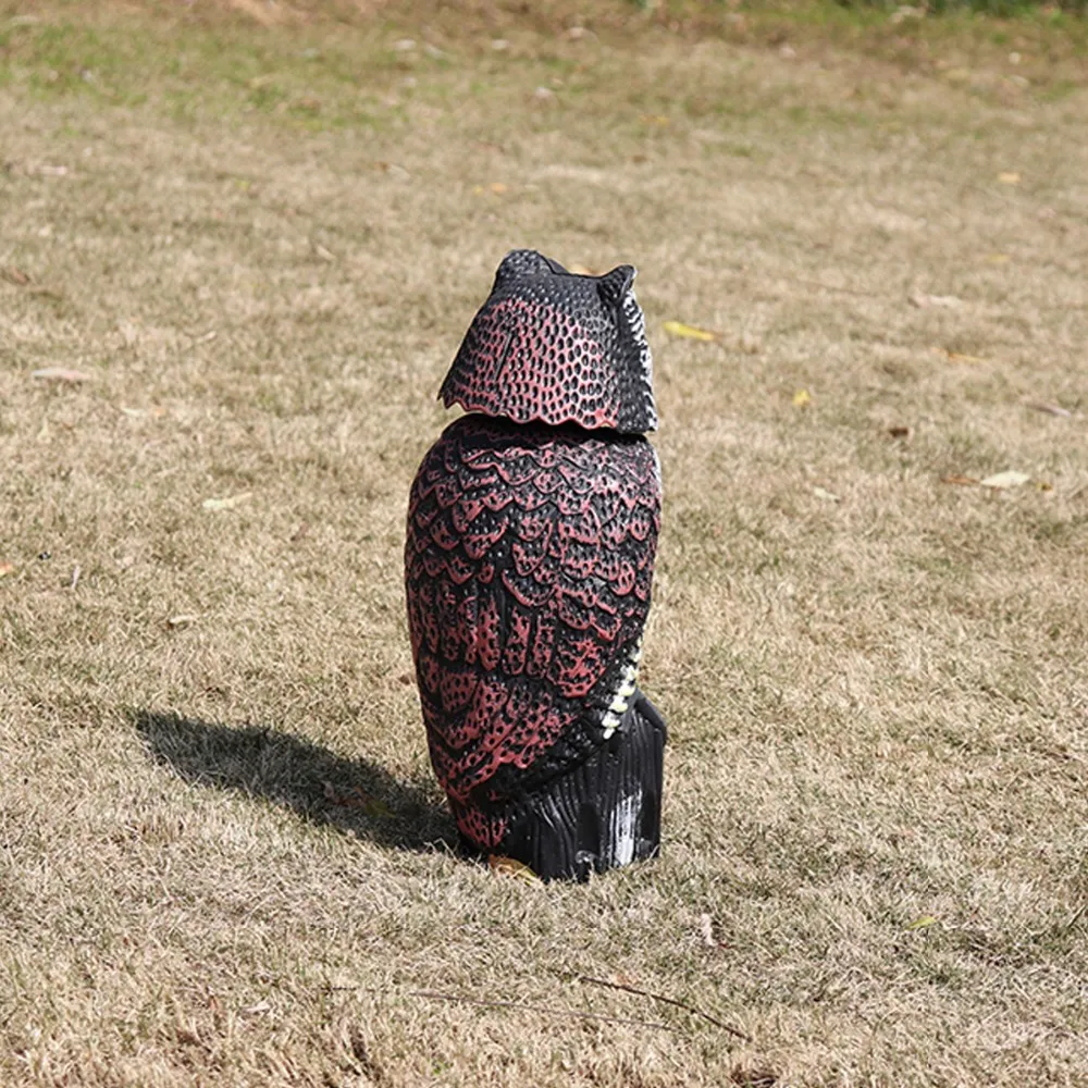 Factory Price Plastic Owl Decoy, Owl Decoy With Rotating Head