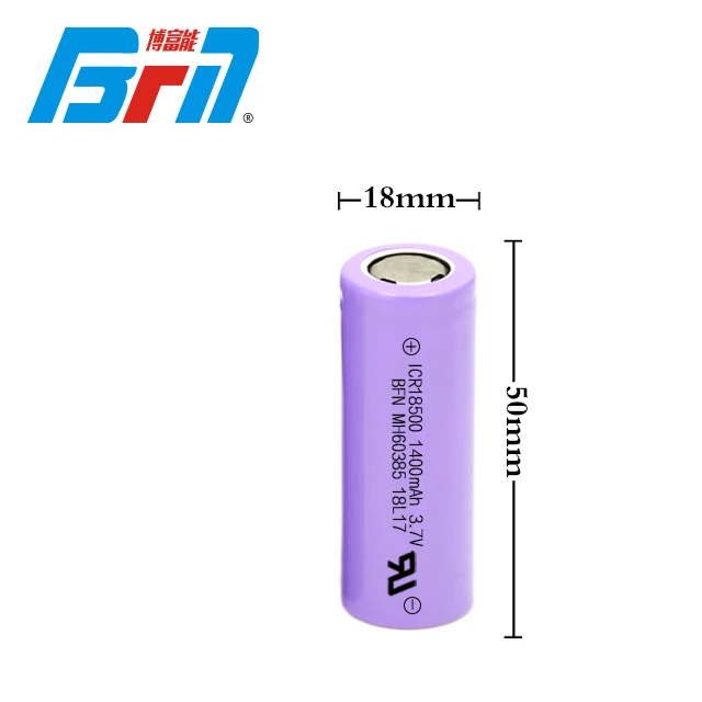 BFN 3C 18500 li-ion battery 1400mAh 3.6V/3.7V medical equipment battery