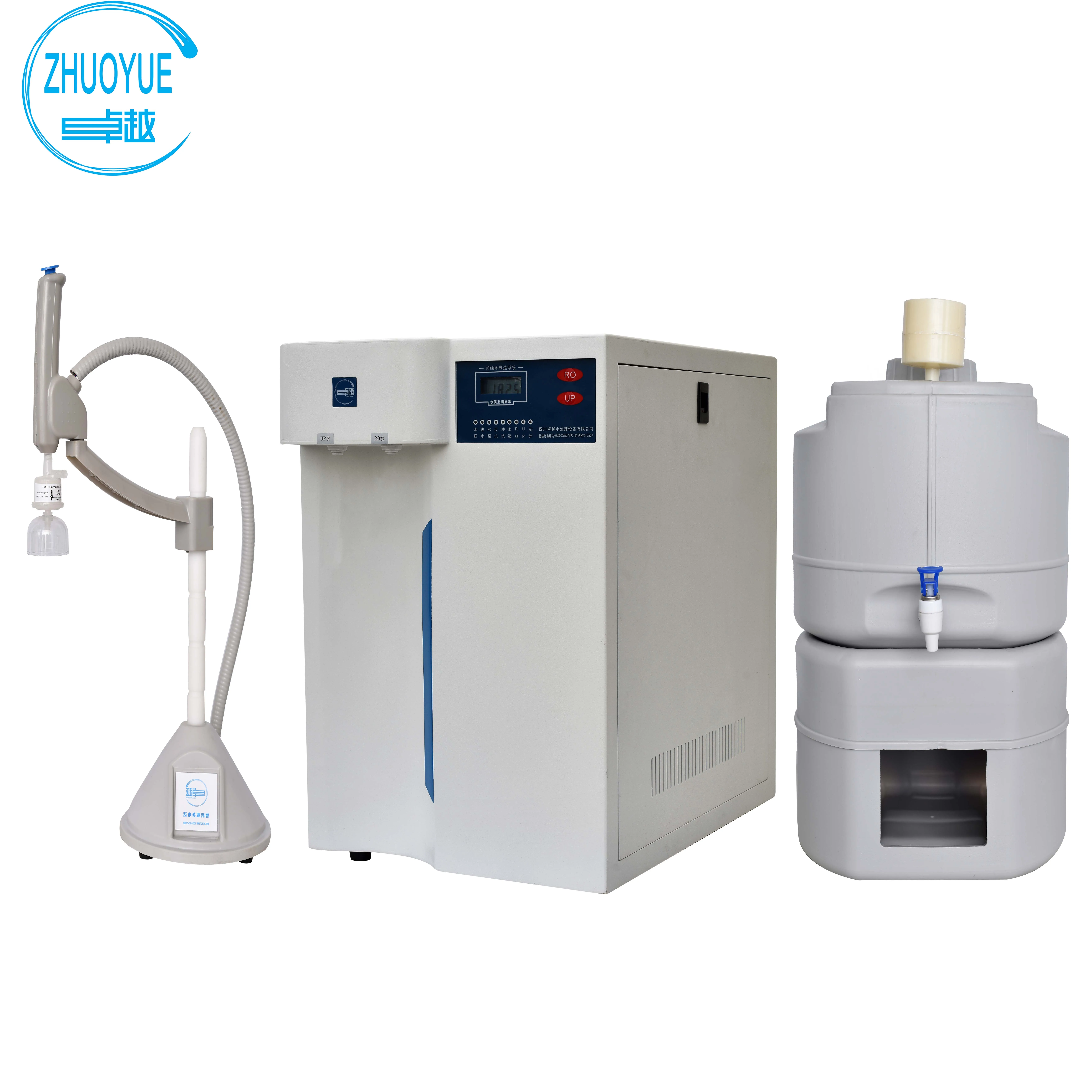 General Laboratory Filtration Deionized Water Machine with Resisitivity and Conductivity Display ZYC