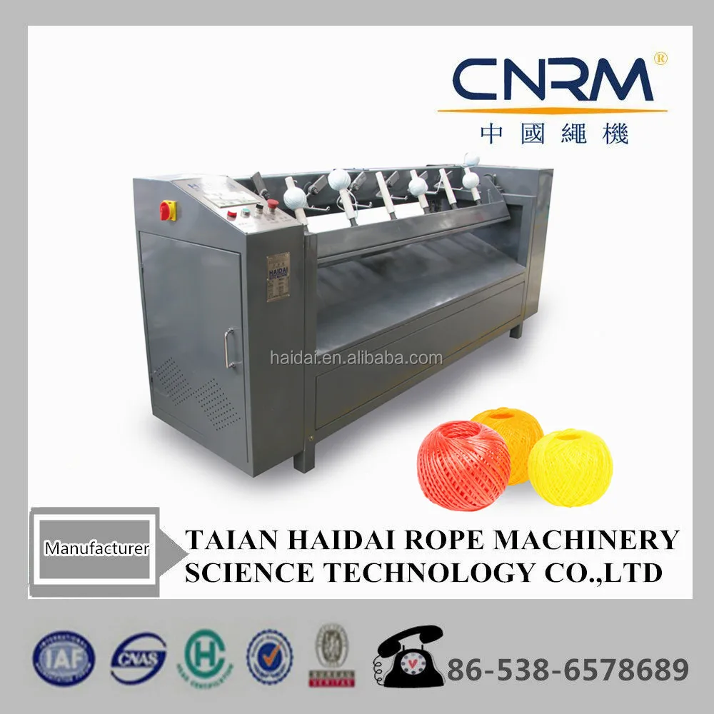 Полуавтоматическая pp рафии пряжа, шпагат мяч намотки машина для продажи