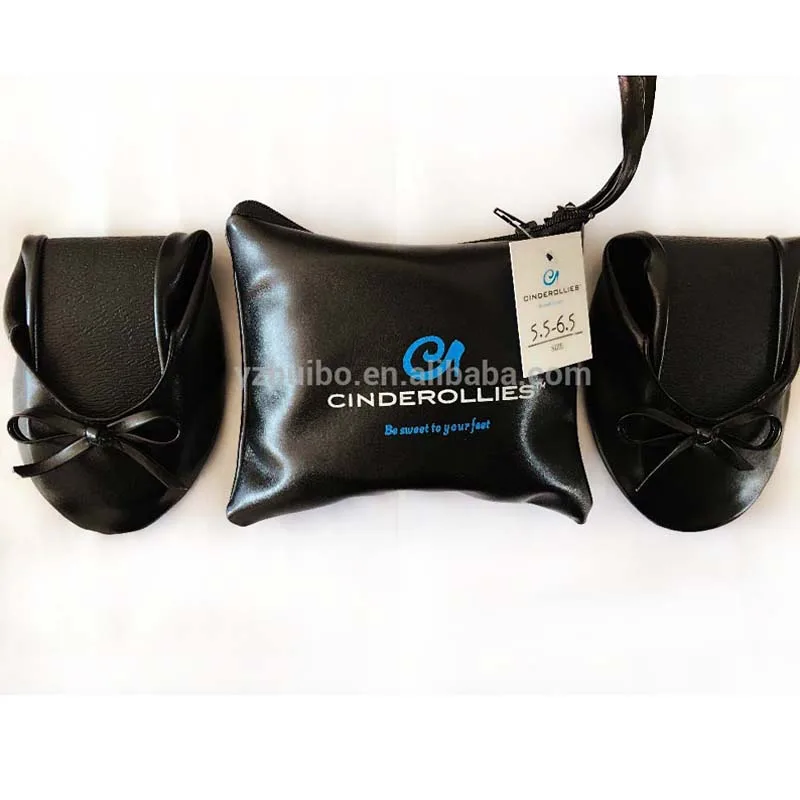 
Womens Foldable Portable Flexable Outsole Roll Up Ballet Flat Shoes 