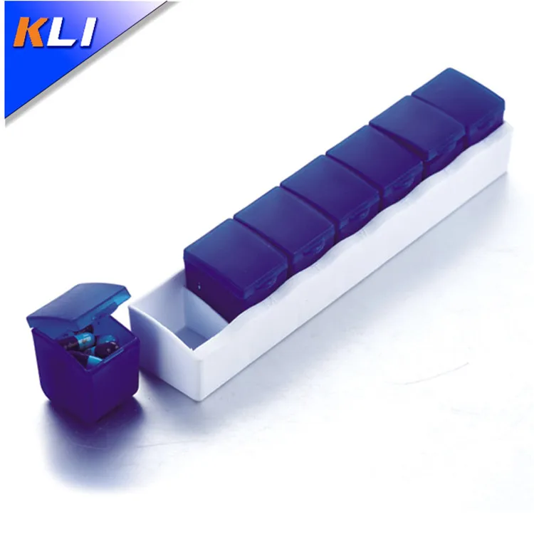 Factory direct Food grade PP material 4 days plastic pill box