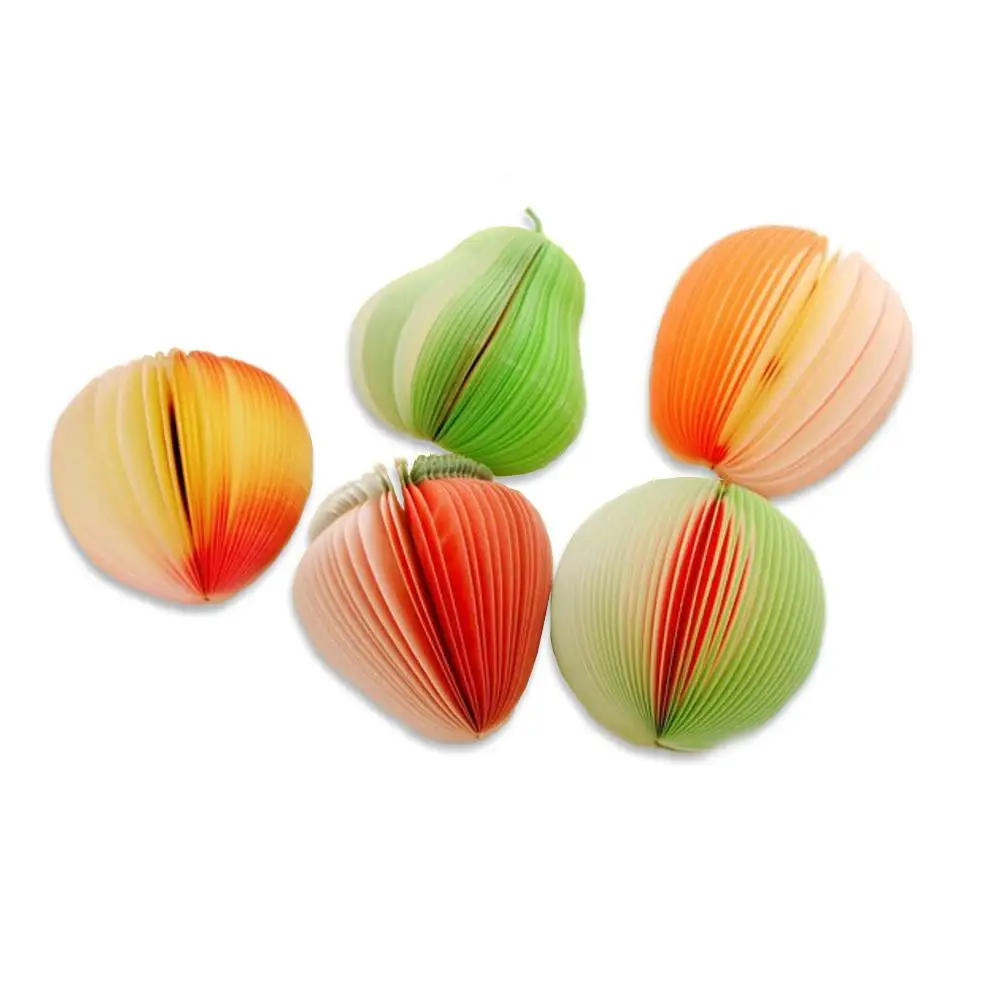Cheap Custom Logo Sticky Note 3D Fruit And Vegetable Sticky Note Message Note