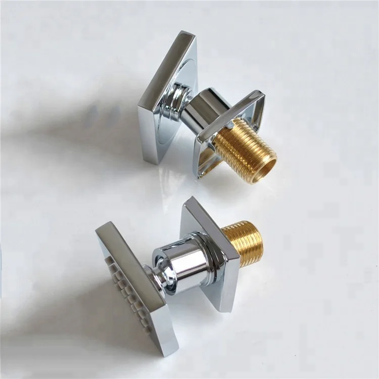 Bathroom Solid Brass Square Chrome Plated Body Shower Spray Jets Shower Head Sprayer Set Saving Water Massage Body Jet