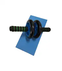 Fitness Equipment Sporting Goods Double Wheel Mute Abdominal Roller AB Exercise Wheel