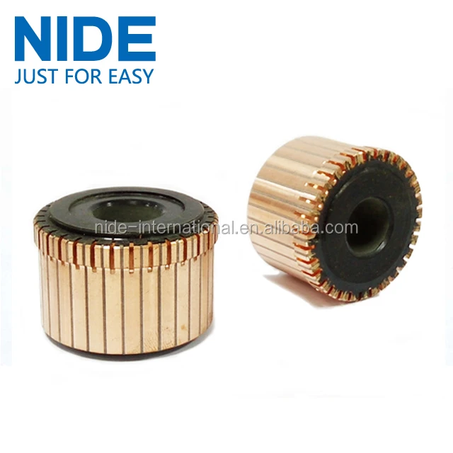 24 segments electric motor starter motor part armature copper commutator for dc commutator