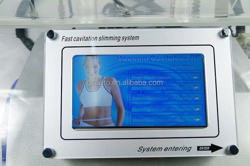 Au-46B AURO 5 in 1 multipolar RF headset 40K Cavitation Vacuum Strong slimming Spa Beauty Machine