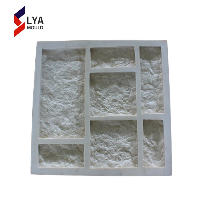 veneer silicone rubber 3d wall panel molds for production artificial stone