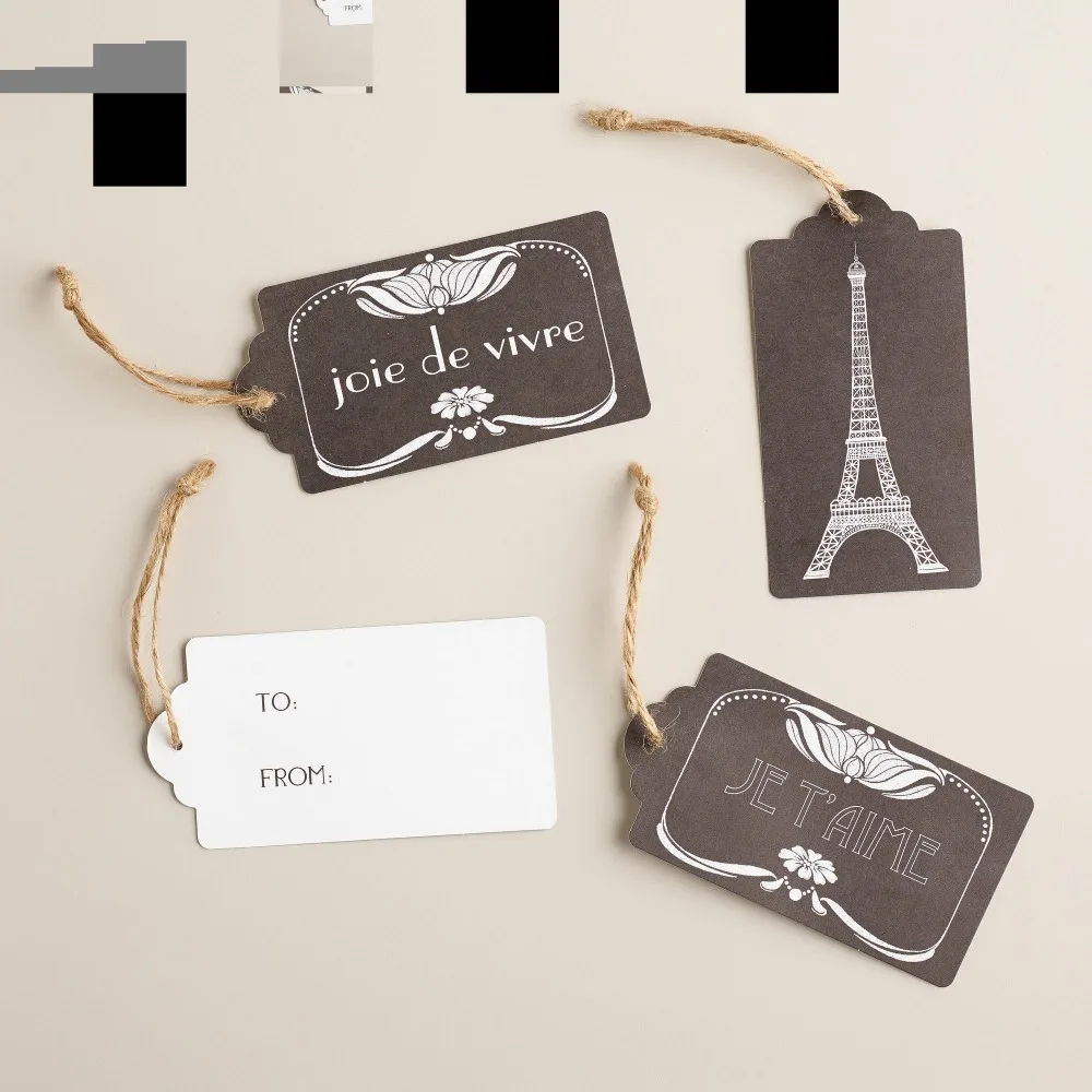 
Customized printing and shape paper table tent cards 