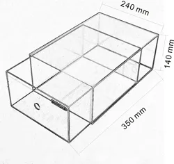 Hot sale clear acrylic shoe storage box/custom shoe box for home