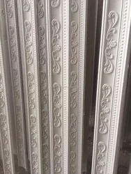 Pure white wall ceiling decoration plaster cornice