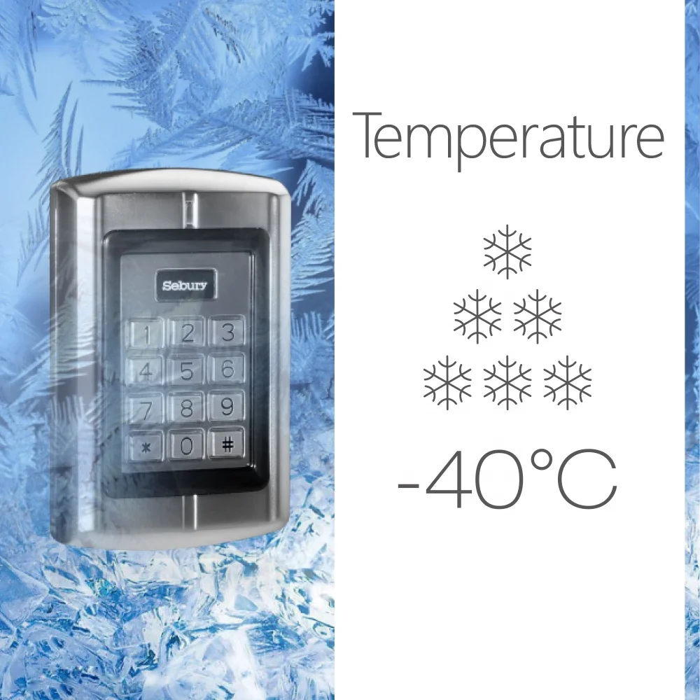 Sebury RFID  EM card Standalone Metal Access control keypad