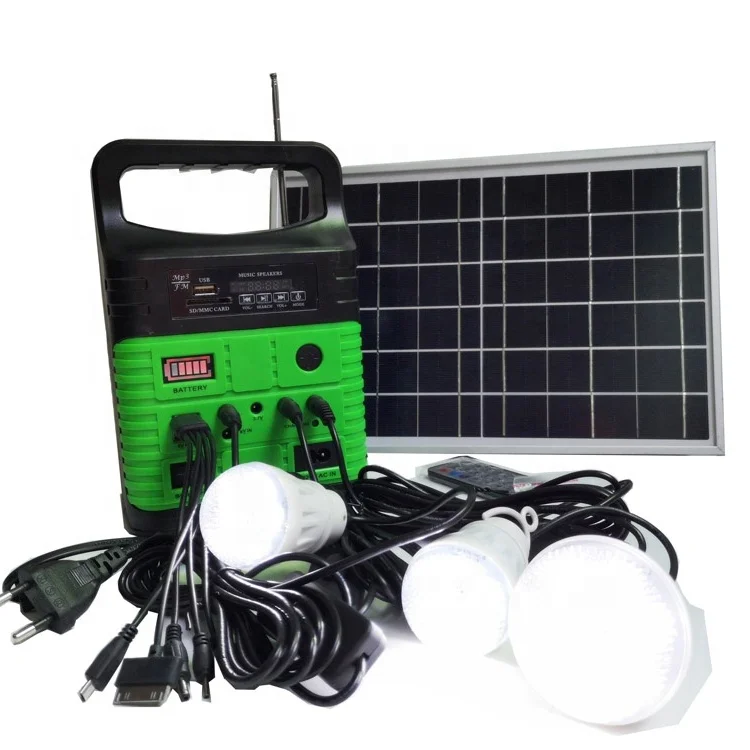 Sungree 10W portable solar power light with FM and USB charger