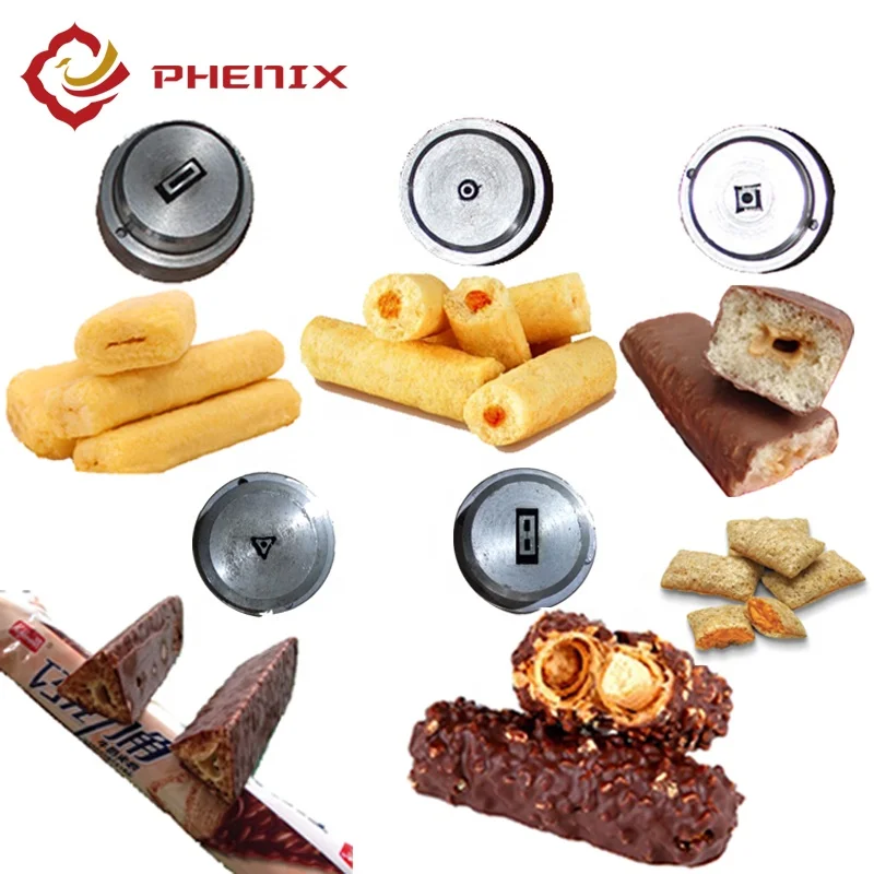 Corn Puffed Snack Food Making Machinery / Chocolate Filled Puff Snack Making Plant Twin Screw Extruder For Corn Snack Food