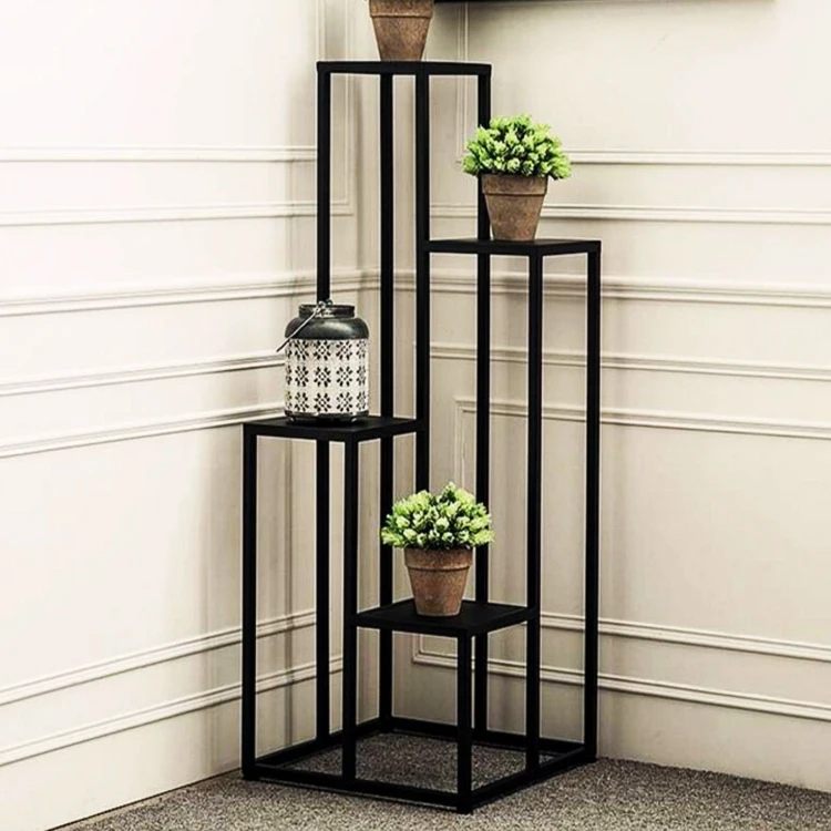 simple metal iron decorative indoor flower pot stand for sale