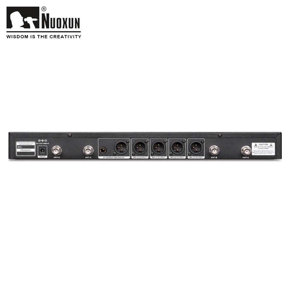 Professional Four Channel UHF Handheld Wireless Microphone