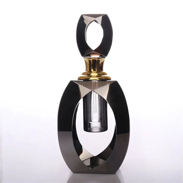 
BOYE Custom Luxury Natural Essential Oil Black Crystal Perfume Bottles 