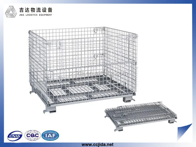 Steel folding storage box