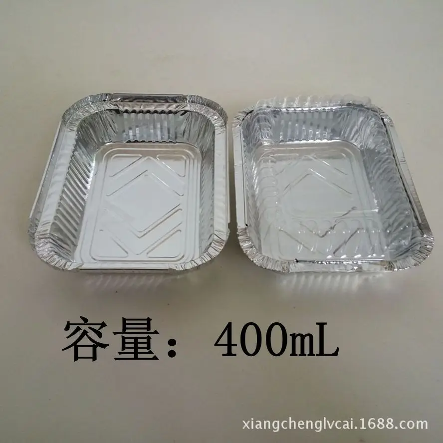 
restaurant use customized fast food packaging take out fast food box, disposable aluminum foil food containers 