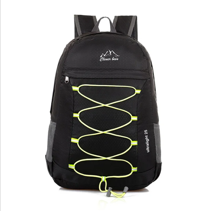 
Fashion design polyester foldable sports bag leisure backpack 