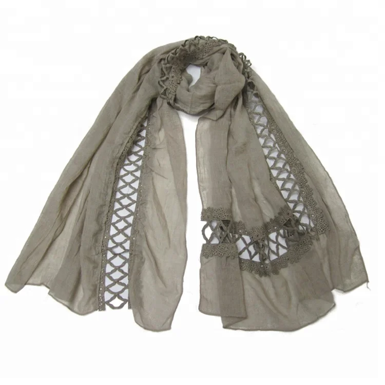
New products 2016 fashion hollow design china scarf 