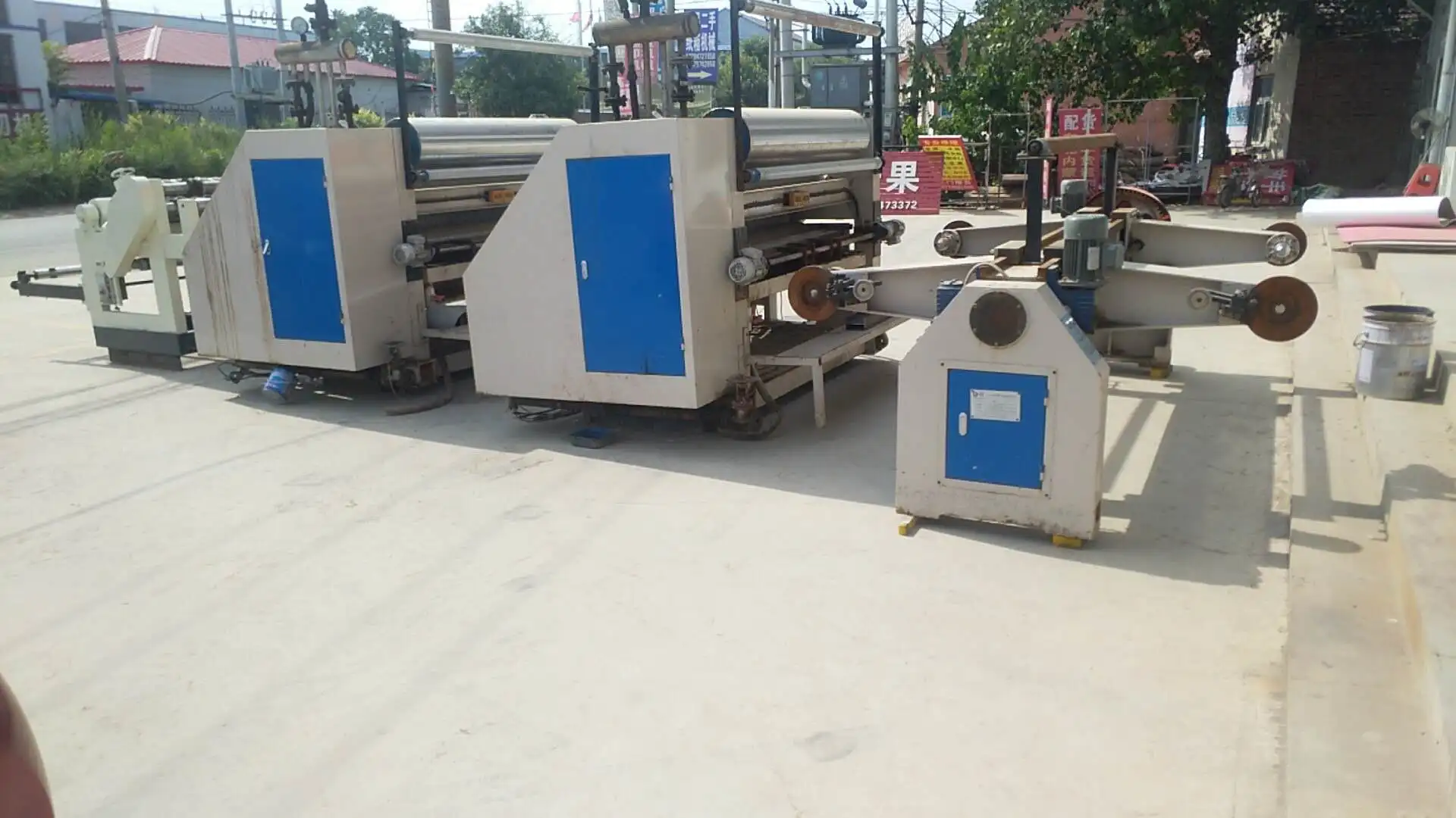 Used & second-hand corrugated board making machines (corrugators)