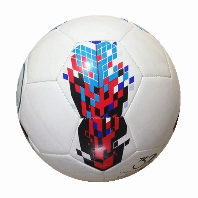new outdoor sports football white custom logo size 5 ball soccer