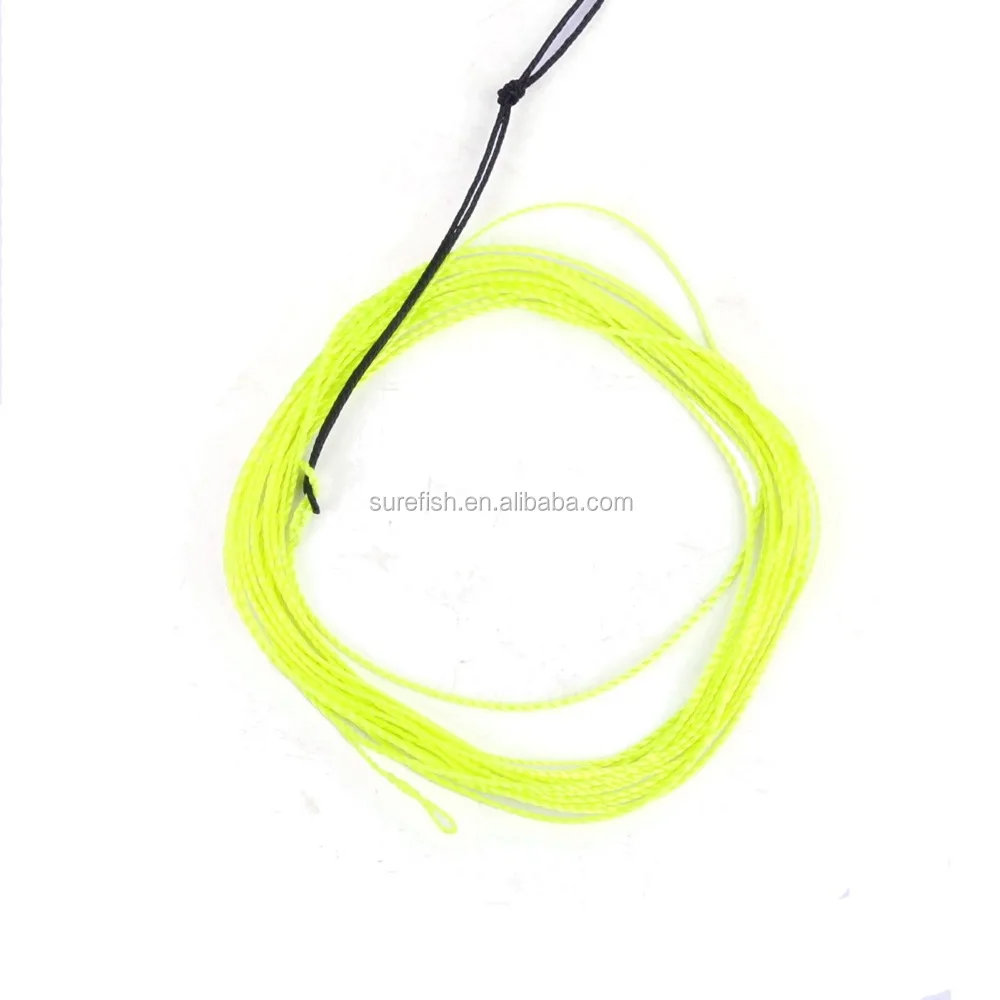 wholesale multi-color braided fly fishing tenkara furled leader