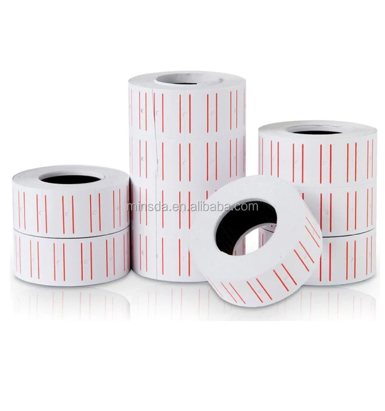 Minsda Paper Price Label Stickers Price Tag Gun Lableller Color Price Stickers