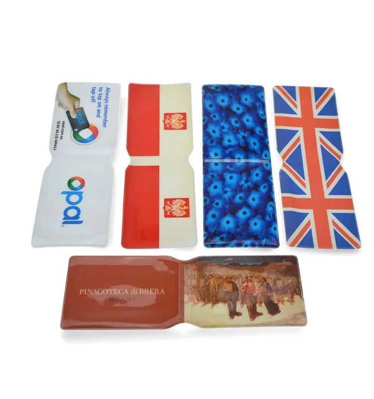 Cheap Price  Plastic PVC Travel Ticket Wallets Cover Vinyl Bus Card Holders,Plastic ID/ ATM/ Key/ Bus/ Credit Card Holder