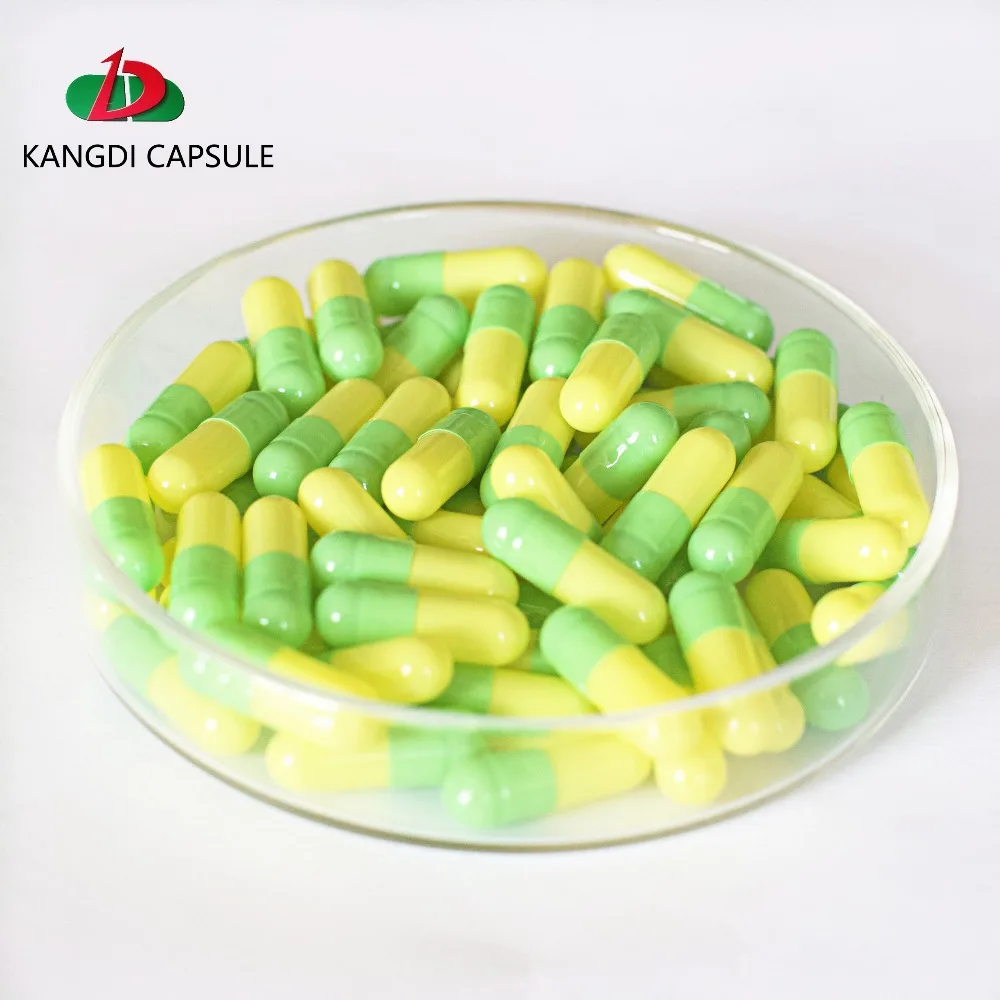 High Quality Separated Bovine Gelatin Empty Capsules for Dosing Medicine size 000 00 0 1 2 3 4