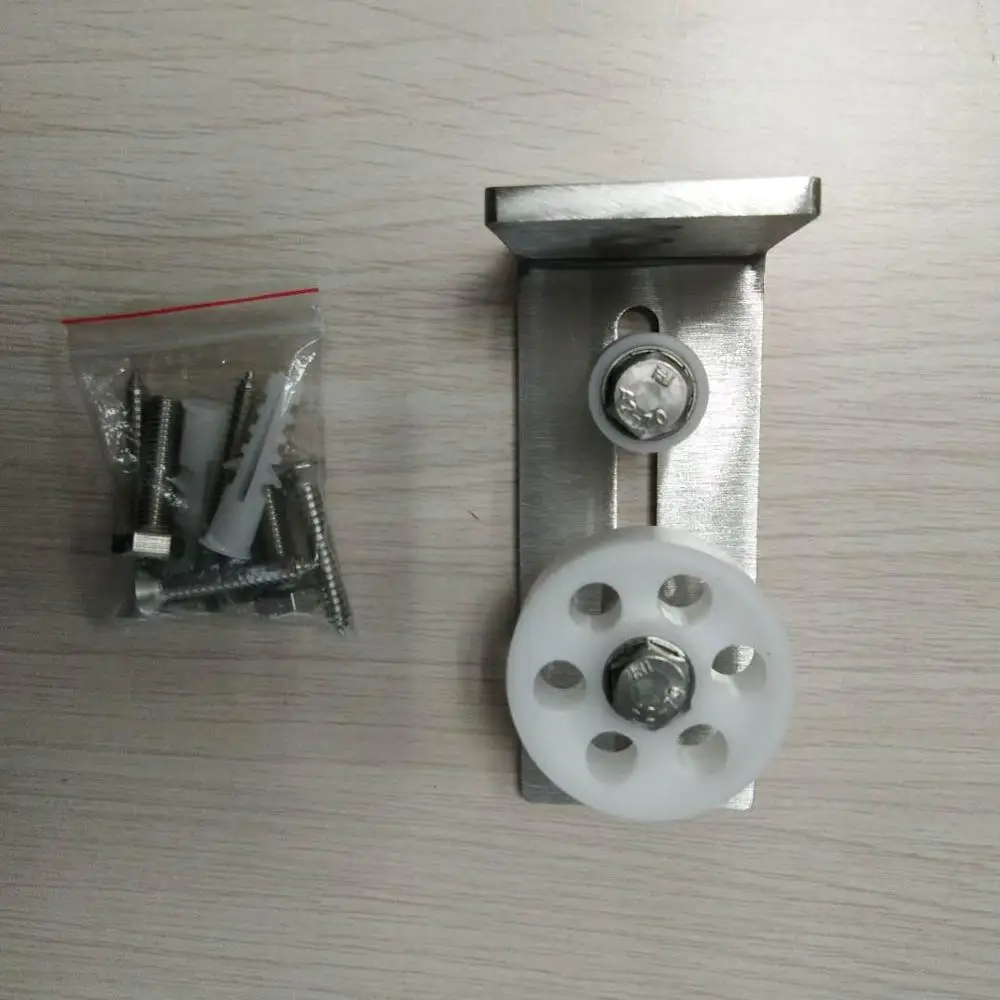 Stainless Steel Sliding Barn Door Hardware wall Mount guide roller