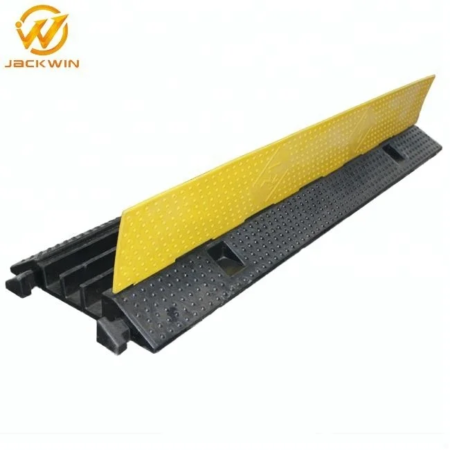 3 Channels Heavy Duty Cable Tray Rubber Cable Protector