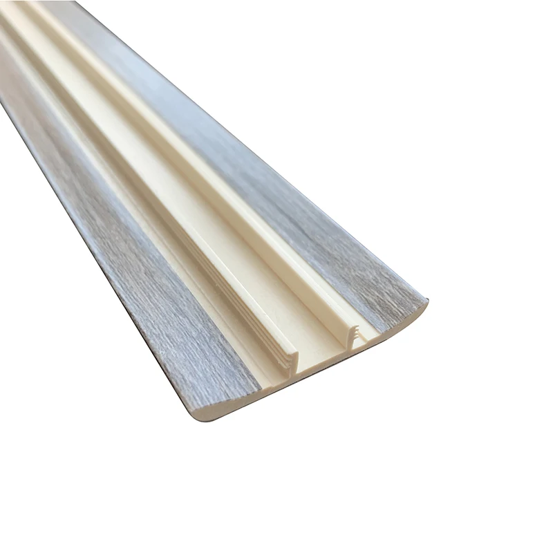 Chinese Manufacture WPC Floor Accessories Skirting Board T Molding