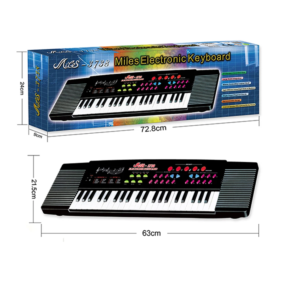 China supplier keyboard piano musical instruments with microphone