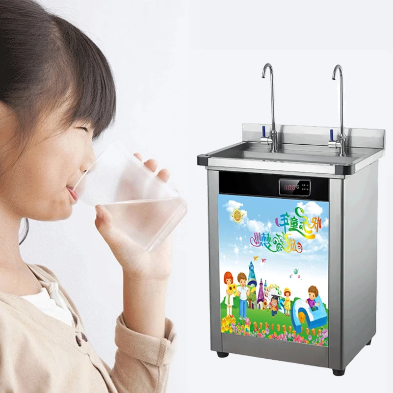 Children Mini Warm Water Dispenser, Normal Water Direct Drinking Fountain