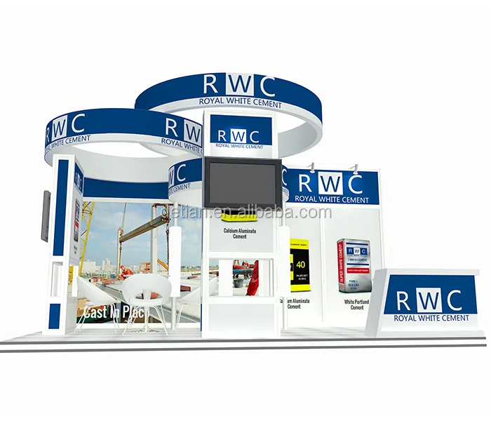 
portable 10 by 20 feet used trade show display booth, used trade show booth for exhibition design 