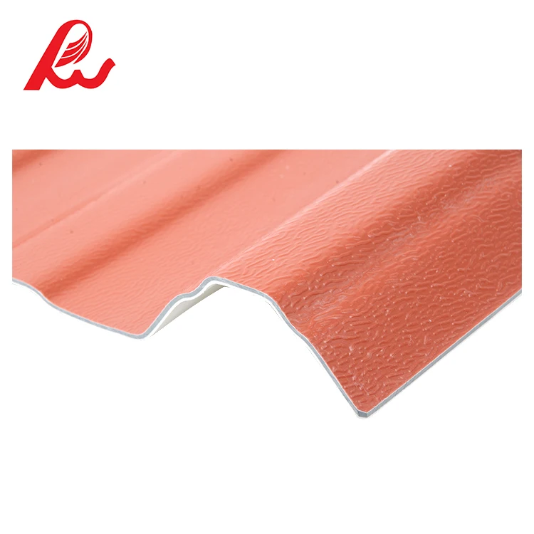 APVC corrugated plastic terra cotta roof tile/ PVC terra cotta plastic tile roof