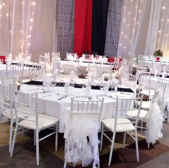 Chiavari стул с завязками спинки органза кудрявый Ивовый стул пояс