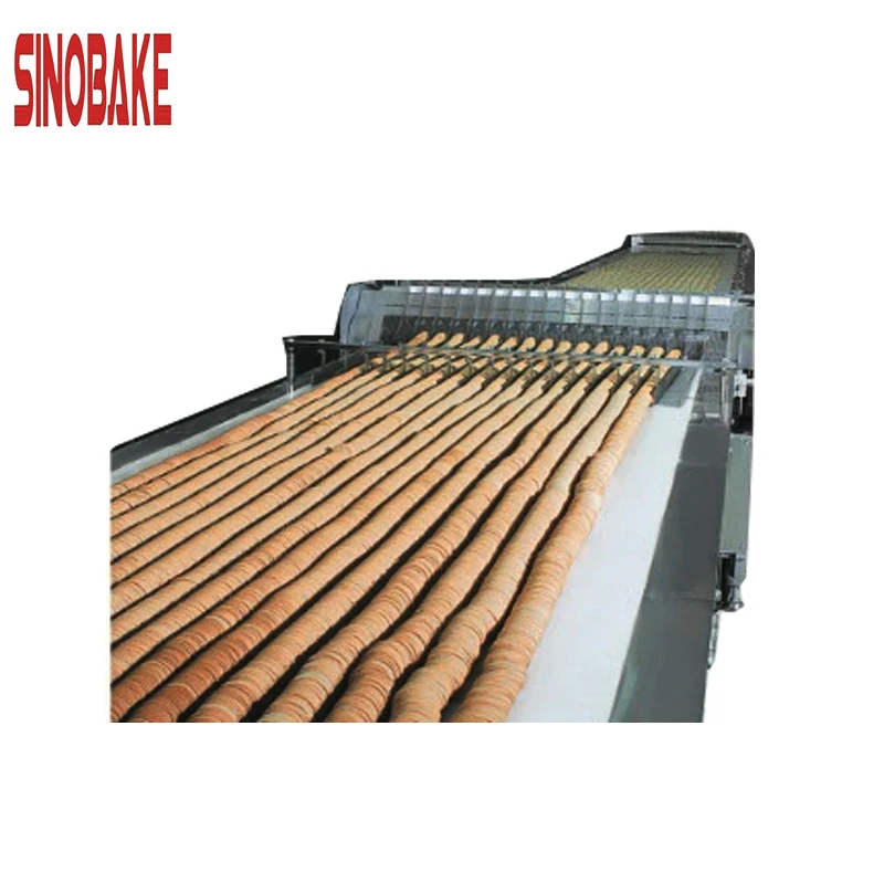 Factory Price Soft Biscuits Cookies Penny Stacker Cookies Stacking Machine