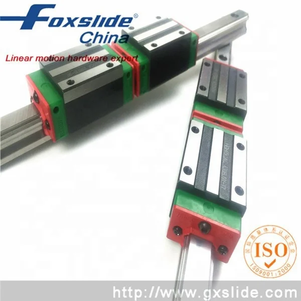 
HIWIN Low Noise HGH Linear Guide Rail Bearing and Slide Linear Block Bearings HGH15CA Linear Motion Guide Rail 