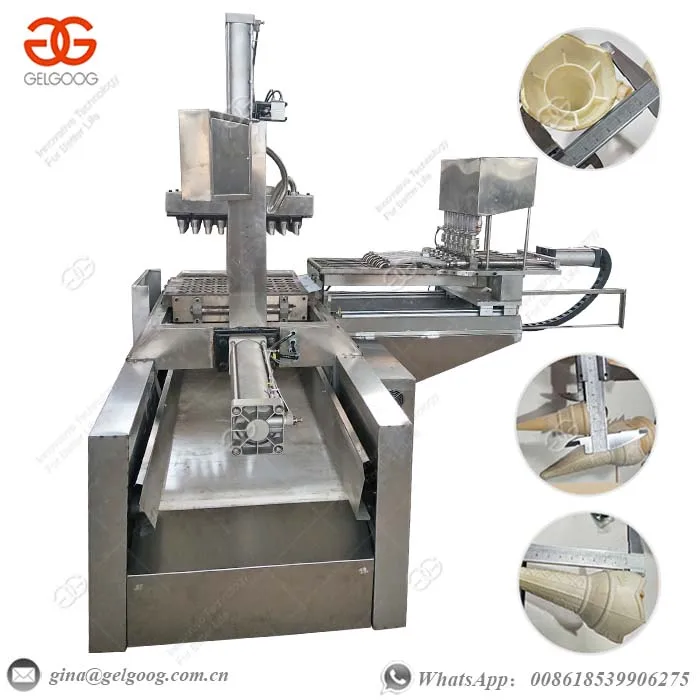 Automatic Ice Cream Cone Machine Wafer Coffee Cone Making Machine