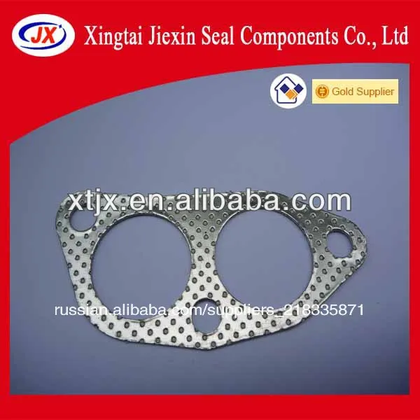 china auto parts exhaust pipe gasket connector plate in automobile