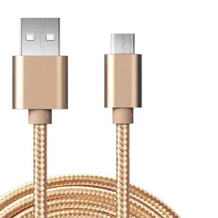 Customised Design Nylon Android  Phone Charger Usb Multi-Function Data Computer Cable