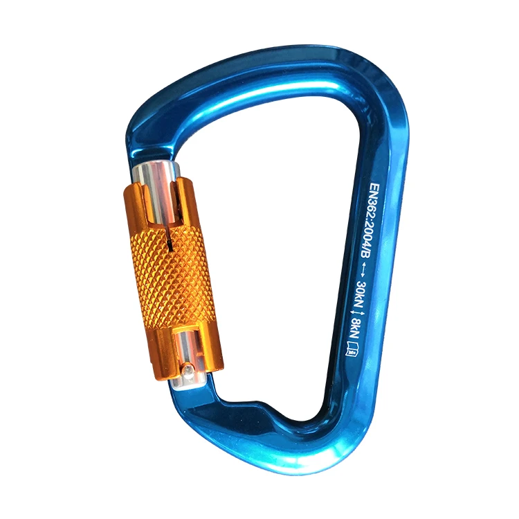 Factory wholesale lightweight metal mini carabiner 30KN